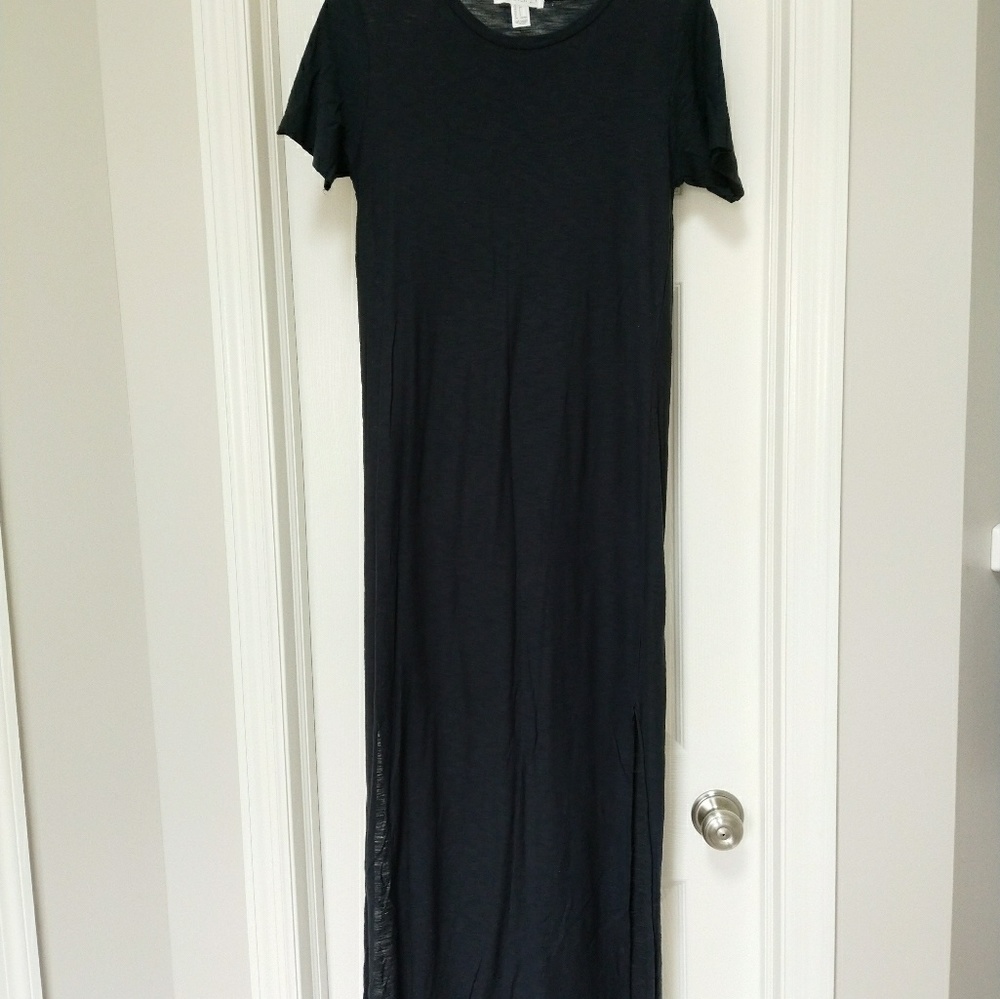 Navy maxi t-shirt dress